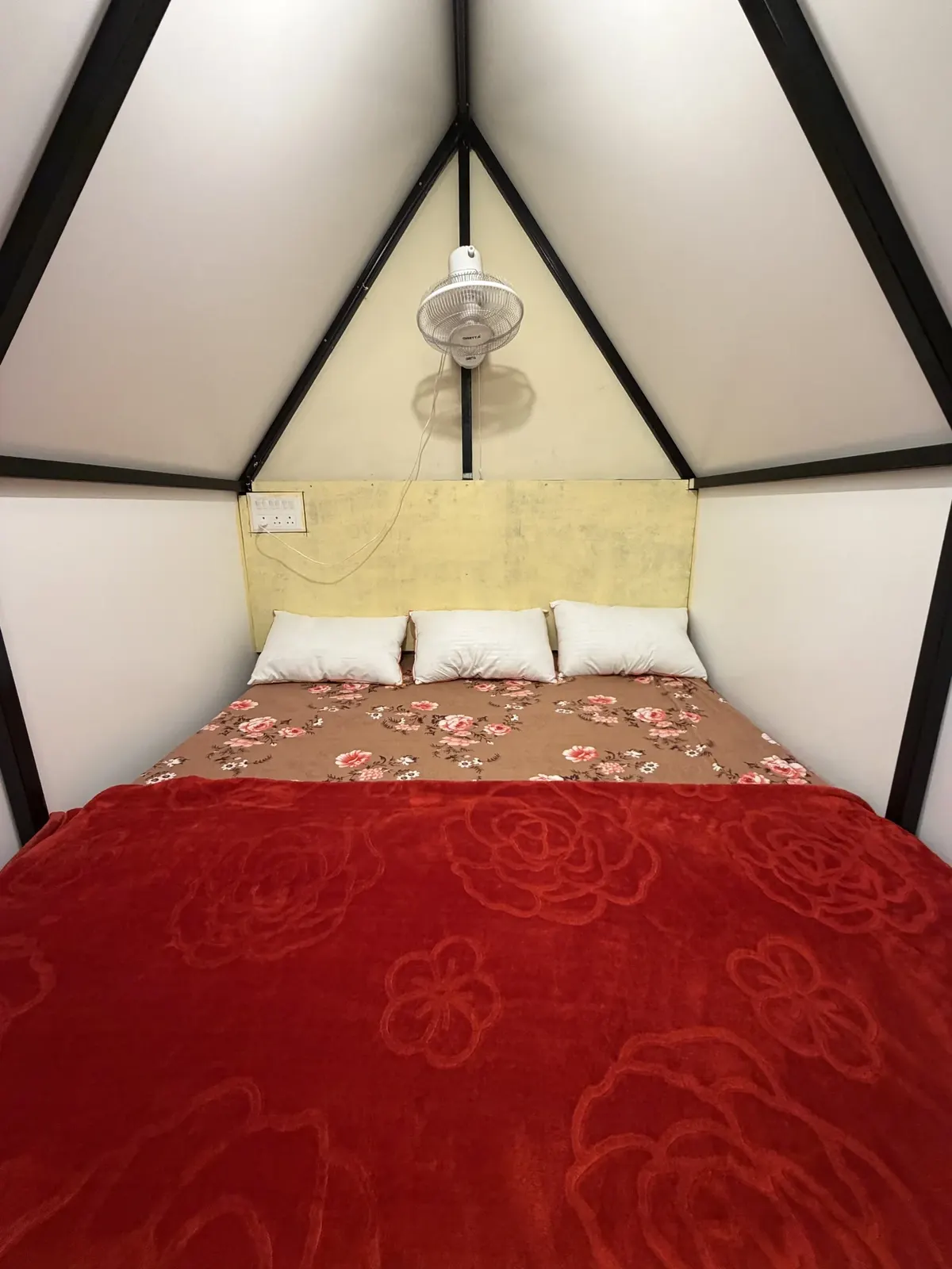 Premium room interior at Pawna Lake Campings